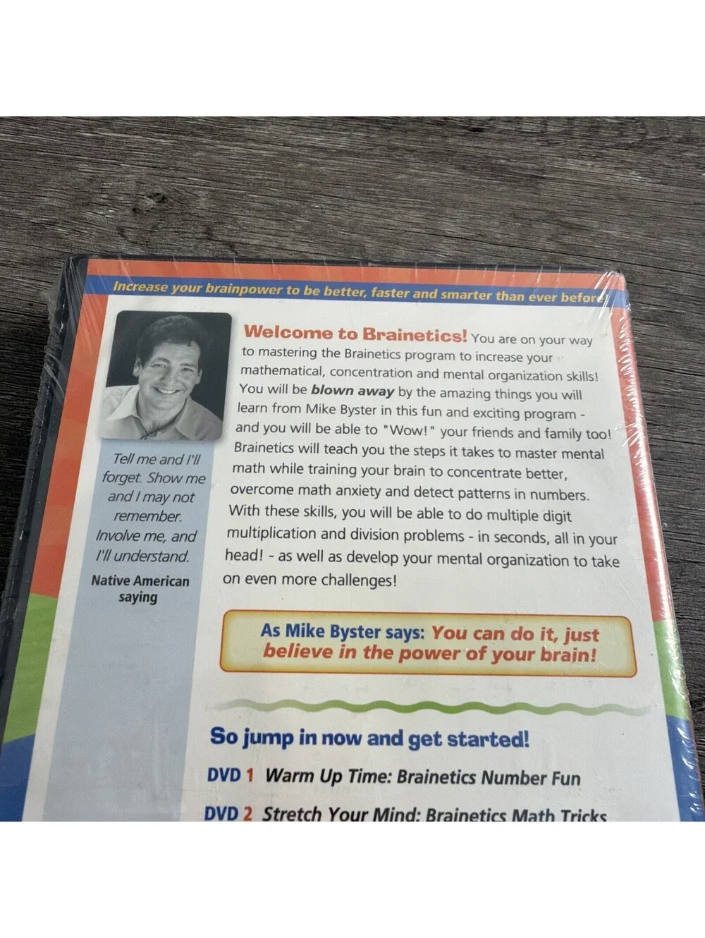 Brainetics A Breakthrough Mind and Memory System 2008 5 DVD Set Brand New Sealed